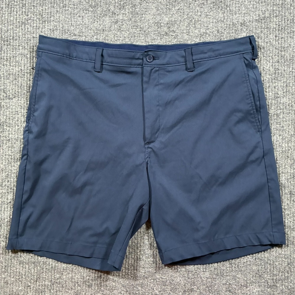 Jack Nicklaus Mens Golf Shorts Size 40 Navy Stretch Performance Flat Front